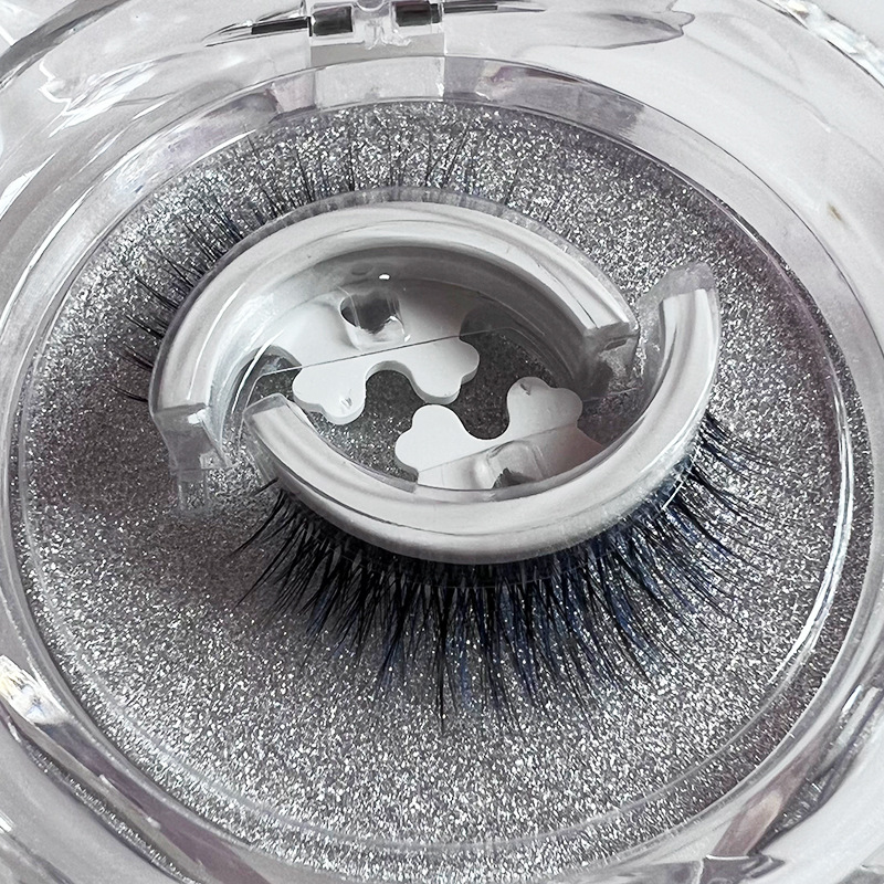New Glue-Free Self-Adhesive Eyelashes One-Piece Eyelashes Double Strips Natural Girl Group Specially Designed for Simulated False Eyelashes