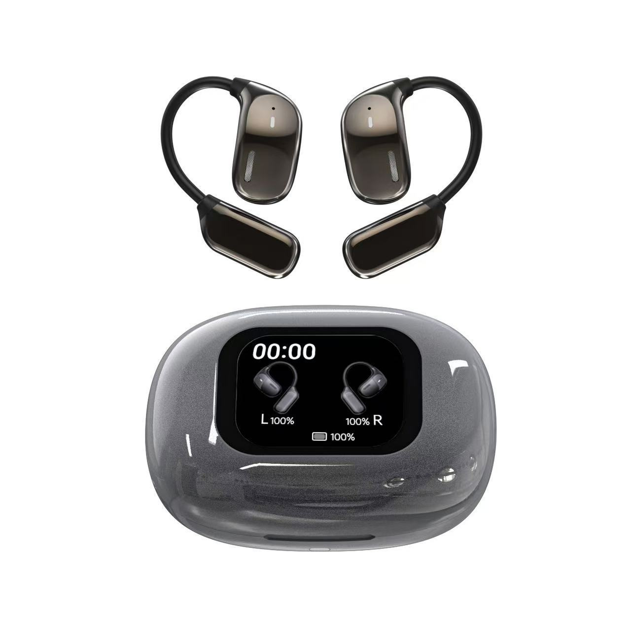 Jm16 Cross-Border Tk Intelligent Real-Time Translation Wireless Bluetooth Headset High-Definition Sound Quality Ultra-Long Battery Life Bluetooth Headset