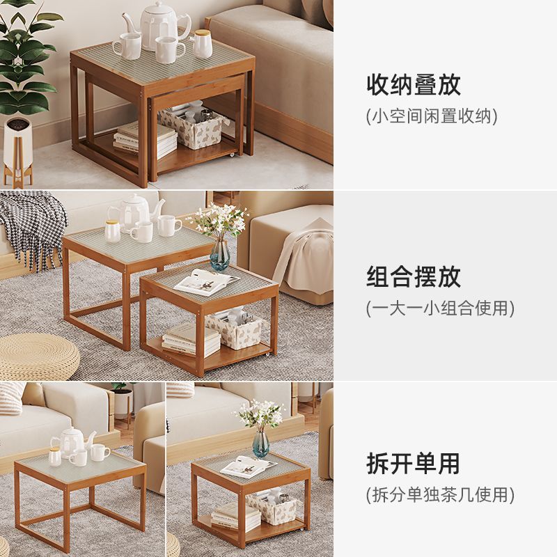 Coffee Table for Living Room, Tea Table, Small Apartment Sofa Side Cabinet, Bedroom Bedside Table, Rental House, Modern High Quality