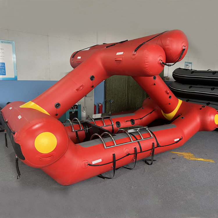 Water rescue inflatable boat anti-flood rescue boat portable wear-resistant puncture-proof flood prevention boat