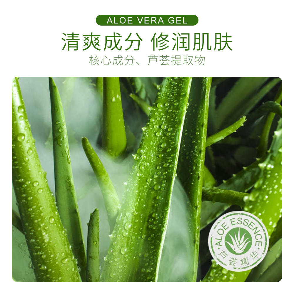 Aloe Vera Gel Refreshing and Hydrating Aloe Vera Gel Emulsion After Sun Repair Moisturizing Aloe Vera Gel Large Pot