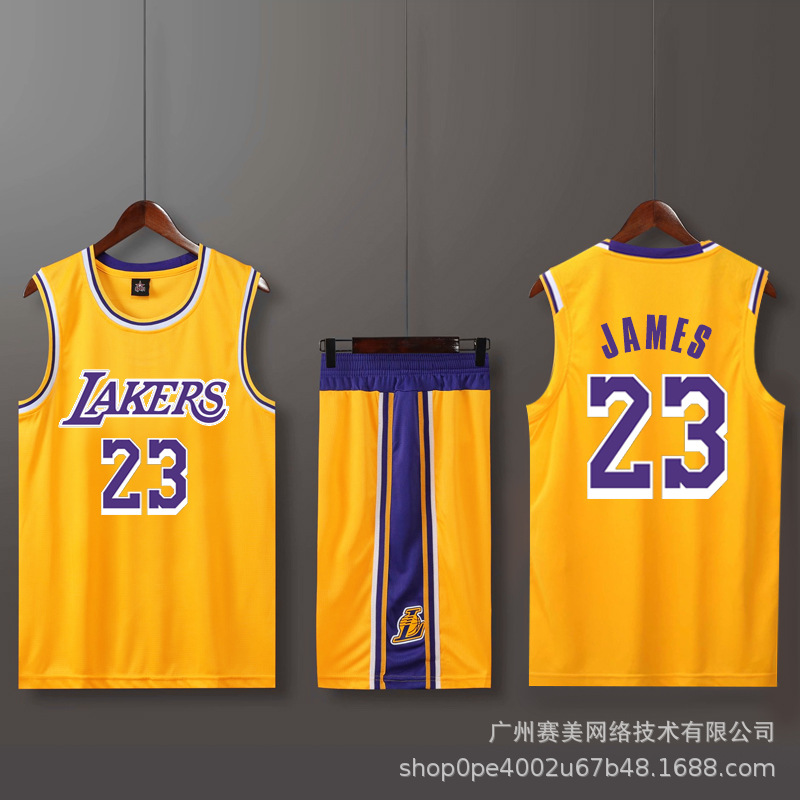 Lakers Jersey James 23 Kobe 24 Durant Curry Owen Harden Basketball Suit Men's Game Print