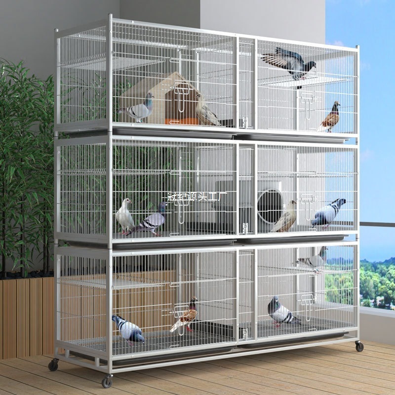 Wholesale Pet Welfare Pigeon Cage for Home Breeding and Pairing, Pigeon Meat Pigeon Breeding Cage, Yuanbao Pigeon