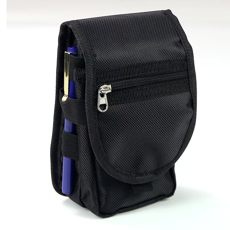 Cross-Border Hot Selling Mobile Phone Bag Casual Waist Bag Multi-Function 6.3inch Flip Mobile Phone Waist Bag Waist Bag Mobile Phone Bag