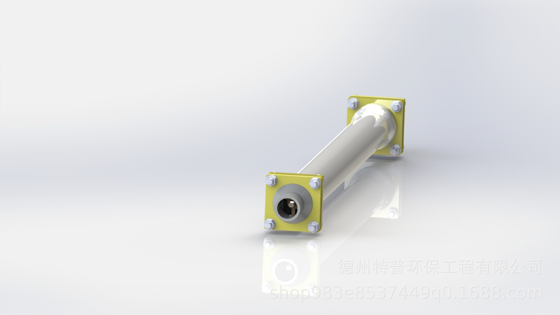 Sodium hypochlorite generator supply tube electrode, titanium electrode