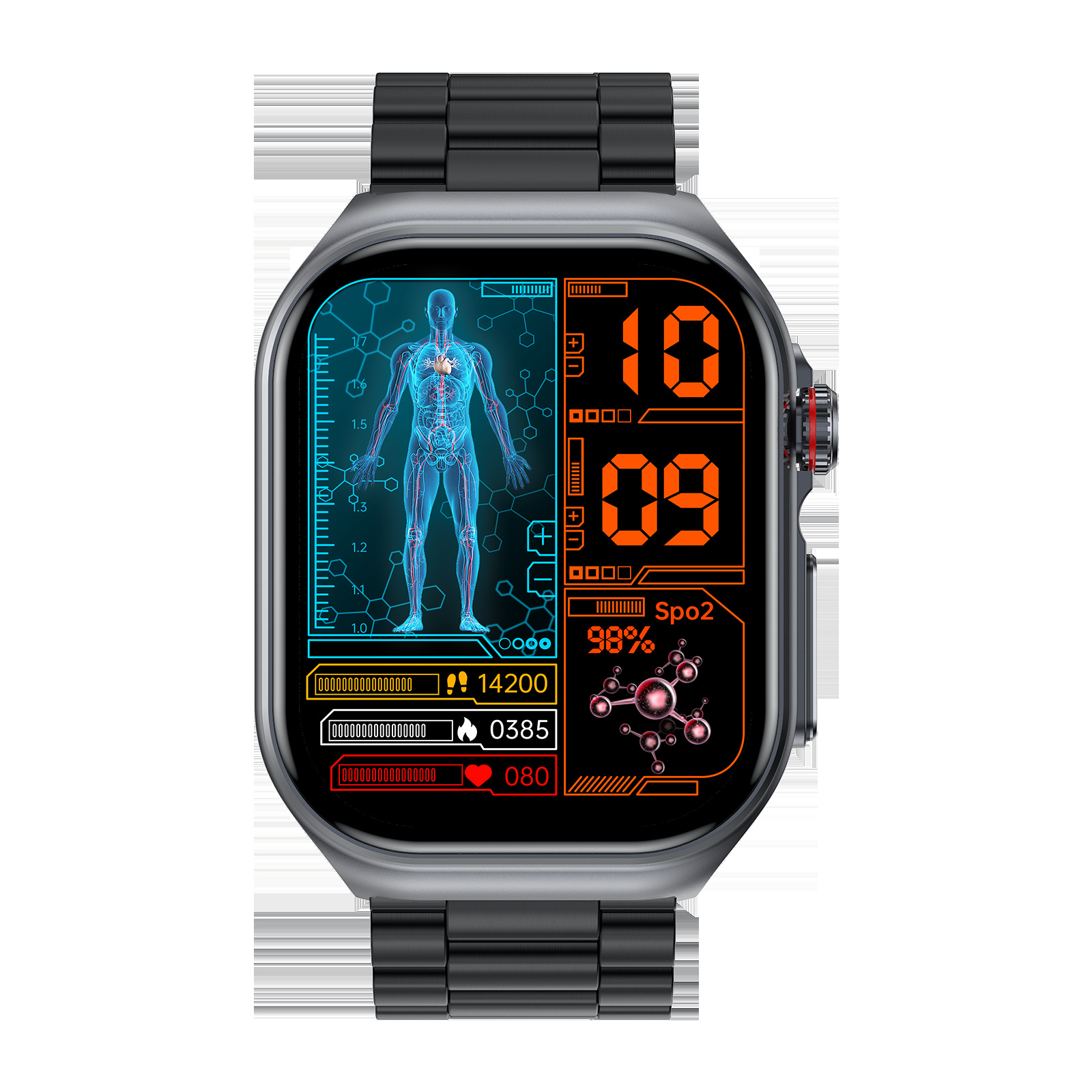 Xiangmingda Et585 Smart Bluetooth Call Nfc Electrocardiogram Blood Ingredients Blood Sugar Sleep Health Management Smart