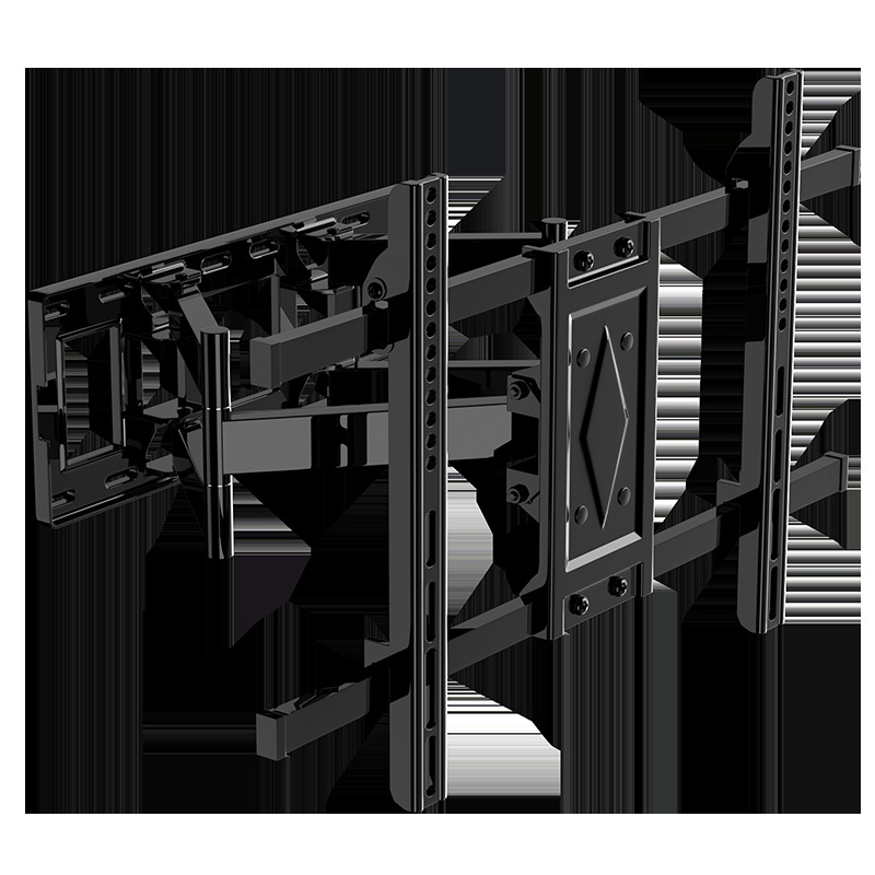 Ultra-thin TV rack telescopic rotating universal 55/65/75/85/120 inch mobile wall bracket wall