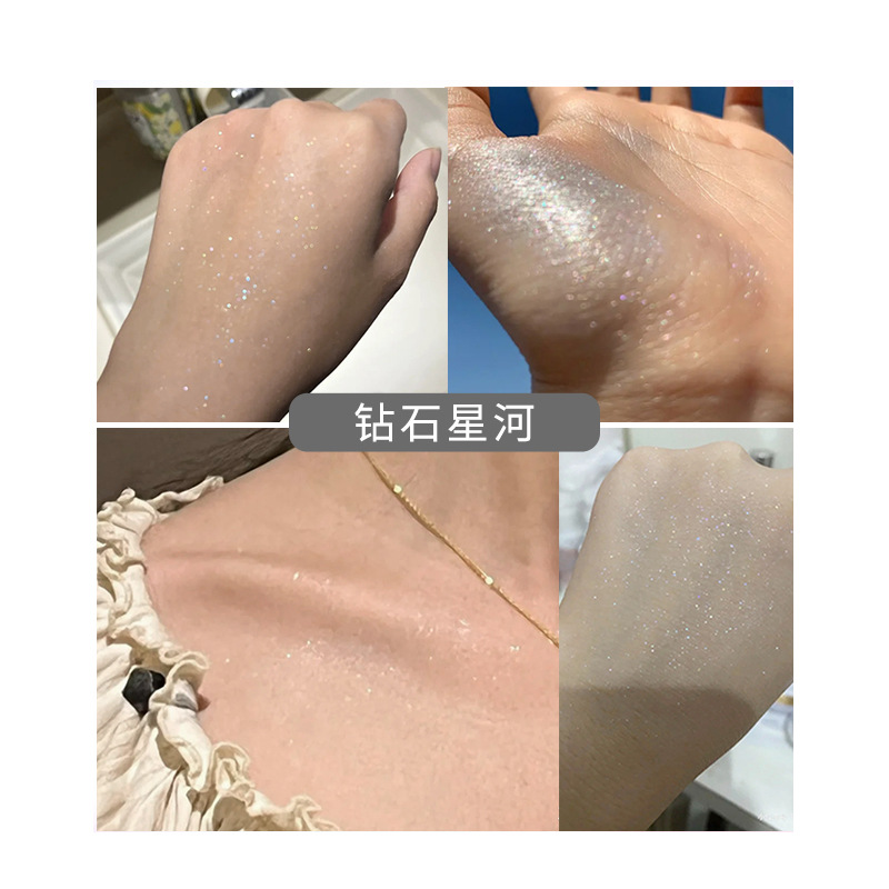 Cross-border Jianye Colorful Glitter Spray Body High Glitter Bride Makeup Clavicle Glitter Spray Brightening Spray