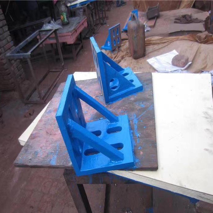 Customized Botou Cast Iron T-Slot Bending Plate, Machine Tool Positioning Fixture, Boring and Milling Machine Right-Angle Back Plate, Cast Iron Bending Plate