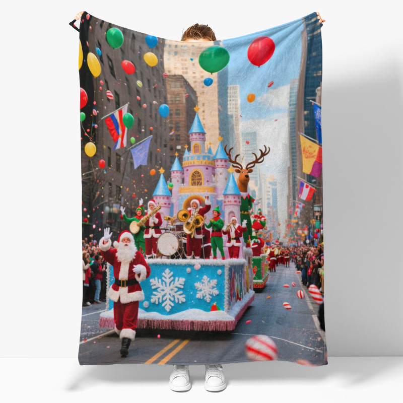 Super large cartoon flannel blanket cross-border e-commerce Amazon foreign trade blanket free of charge