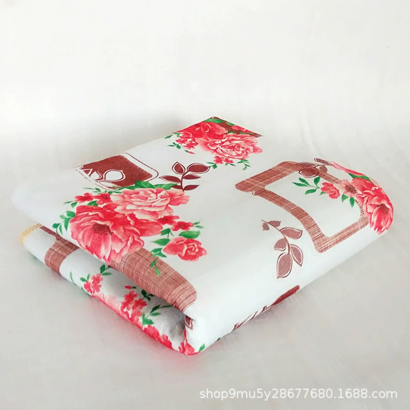 Red Bean Flower Fiber Electric Blanket Temperature-Adjustable Single Electric Blanket Safe Household Electric Mattress Double Electric Blanket Wholesale