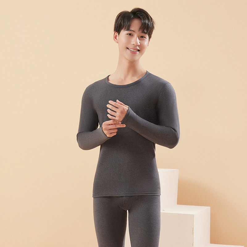 Теплое нижнее белье из кашемира и шелка на осень и зиму, комплекты для мужчин и женщин, осенние футболки и брюки