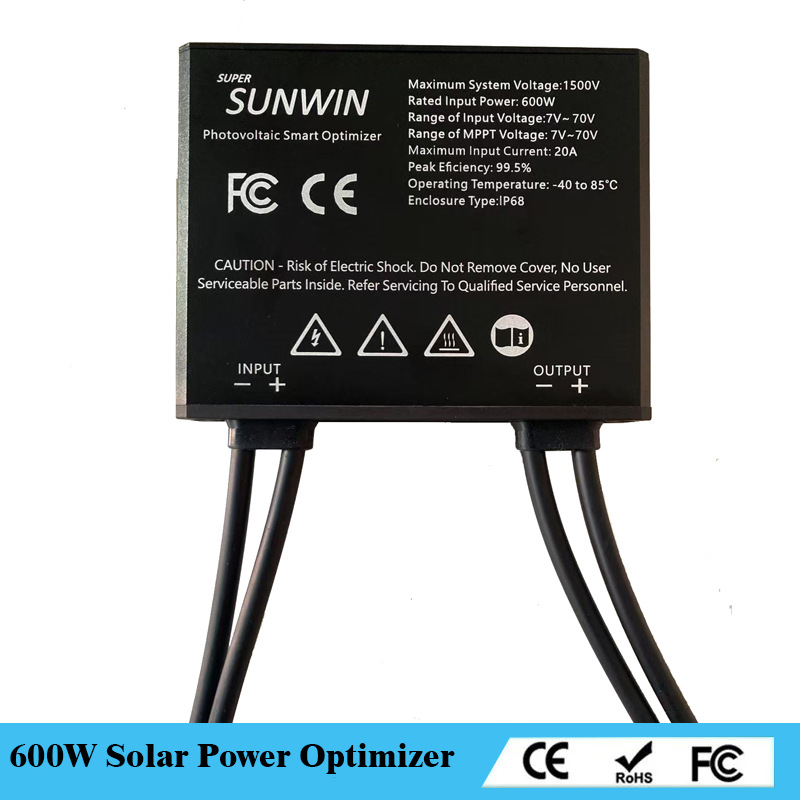 600W солнечный оптимизатор, алюминиевый корпус, MPPT, увеличивает генерацию энергии