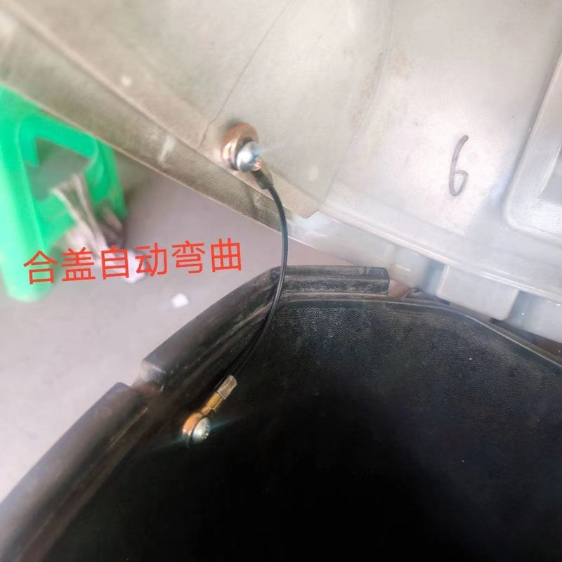 Motorcycle Electric Vehicle Rear Tail Box Toolbox Side Box Side Box Steel Wire Pull Rope Pull Limit Rope to Prevent Cover Backturning
