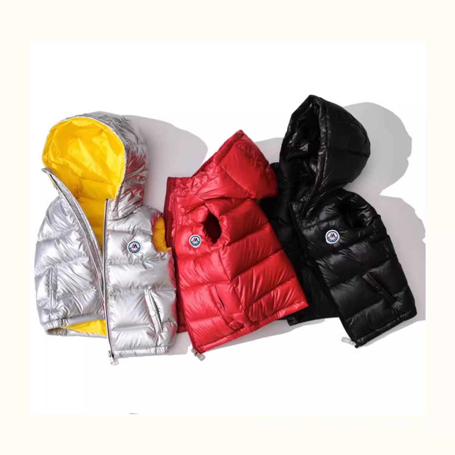 Детский пуховик без рукавов с detachable капюшоном 2025 года, для мальчиков и девочек, теплый и утолщенный