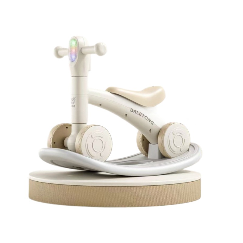 A Guava Balancing Car for Children 1-3 Years Old Baby Toddler Walking Car for Children with No Foot Four-wheel Sliding and Sliding Car