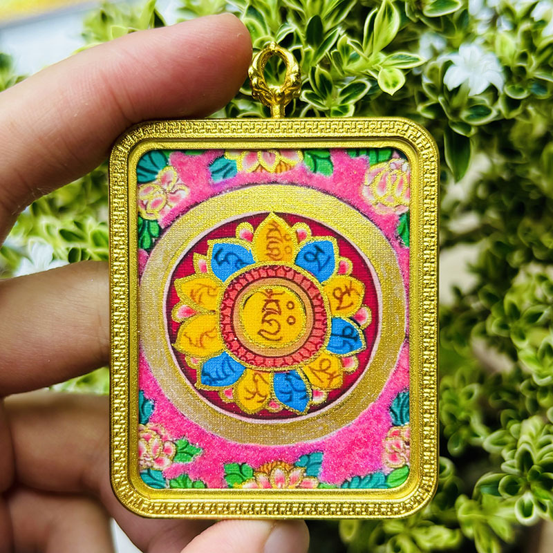 Подвеска из тибетского танки, квадратная подвеска из титана с различными минеральными песчаными узорами, можно выбрать у производителя