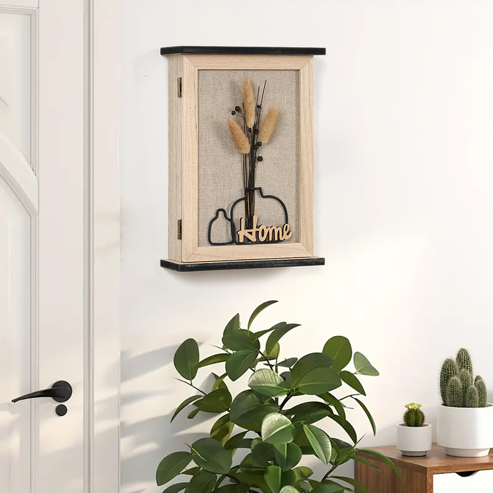 Настенная ключница с замком для входа