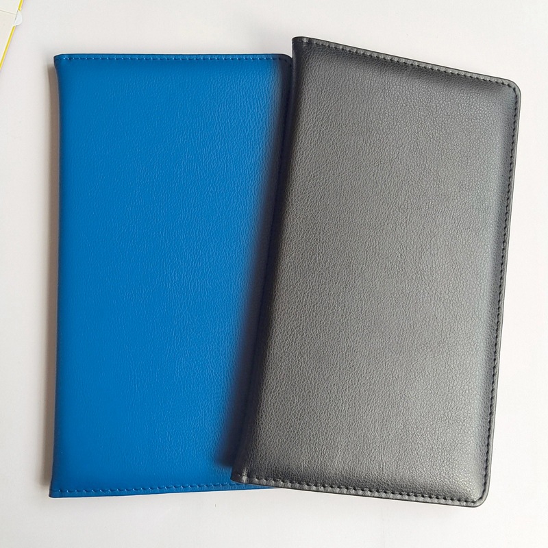 Black Pu Leather Bill Holder, Blue Hotel Order Holder, Drink Holder, Cashier Holder, Menu Holder, Hotel Essential Business Accessory