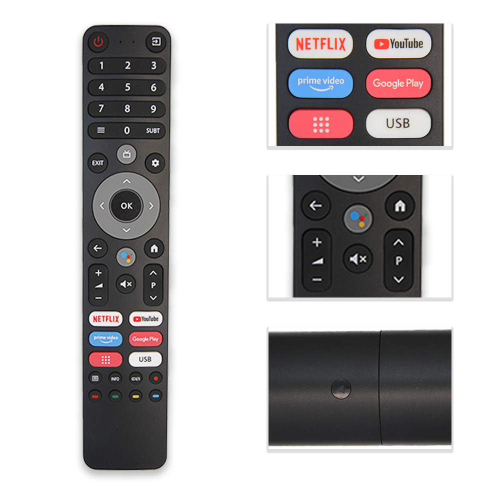 Chiq Wansa Dexp Changhon Smart Tv Bluetooth Voice and Infrared English Remote Control