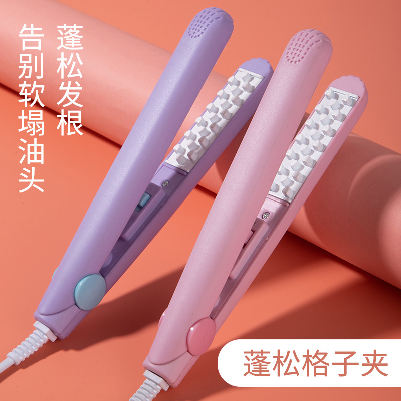 Мини плойка для волос, для укладки и завивки, двойного назначения, для общежитий