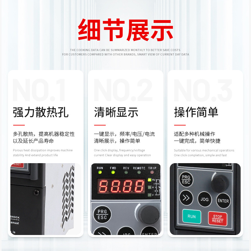 Alpha 6000E Inverter 15Kw Heavy-Duty Vector Speed Regulator Fan Water Pump Motor Universal Inverter