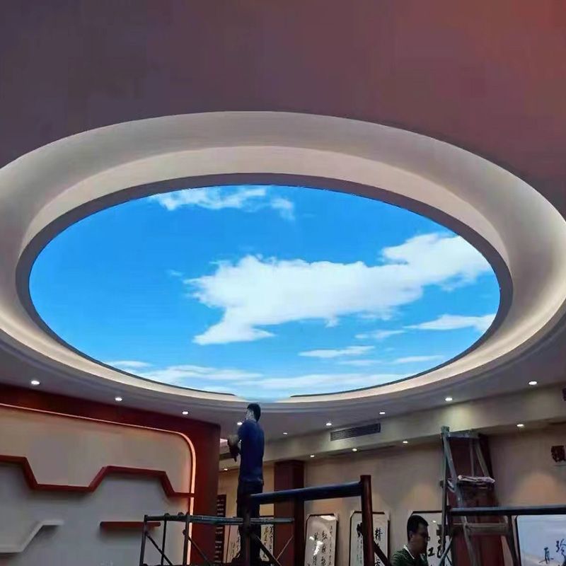 Soft Film Ceiling Film a Fireproof Soft Film Light Box Uv Starry Sky Light-Transmitting Film High-Definition Special-Shaped Light Box Grade