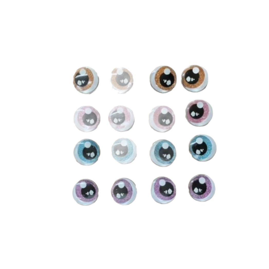 Children's Toys with Colorful Eyes, Three-Dimensional Multicolored Eye Beads, Glitter Eye Sequins, Wholesale Doll Trendy Toys