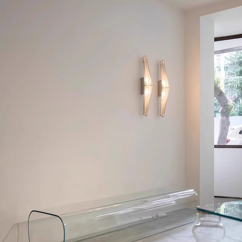 Manufacturer Lamps Chen Xingyu Creative Design Wall Lamp Modern Minimalist Living Room Bedroom Stairwell Glass Retro Wall Lamp