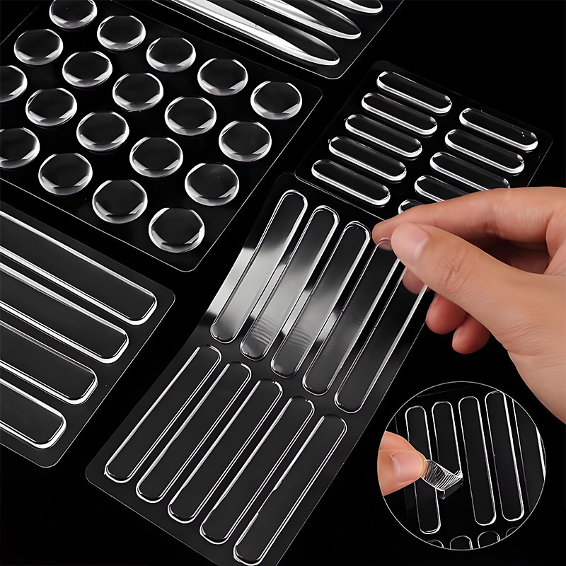 Manufacturers Supply Punch-Free, Traceless Silicone Anti-Collision Strips, Anti-Slip Strips, Door Handle Silicone Strips, Car Anti-Collision Strips