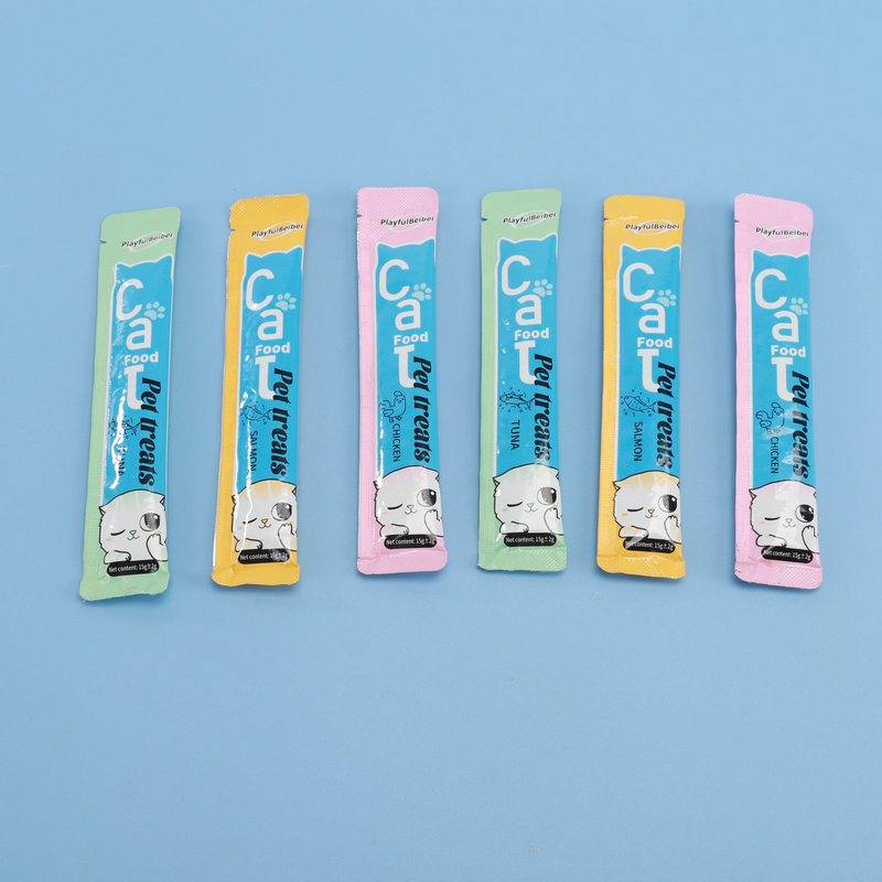 Cat Strips Wholesale Cat Snacks to Satisfy Cravings, Cat Strips, Various Flavors, Wet Food, Kittens and Adult Cats, Ready-Made Pet High Protein