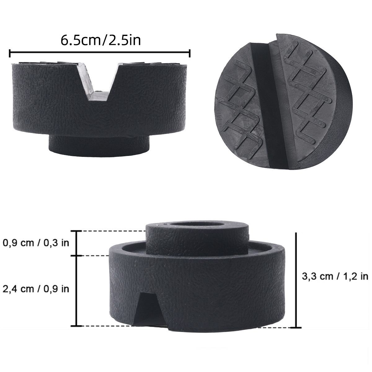Cross-border hot sale car jack rubber pad enhanced odorless environmentally friendly rubber jack pad