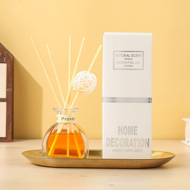Non-fire Aromatherapy Air Aromatherapy Fresh Living Room Room Ornaments Square Bottle Aromatherapy Gradient Yurt Aromatherapy 50ml