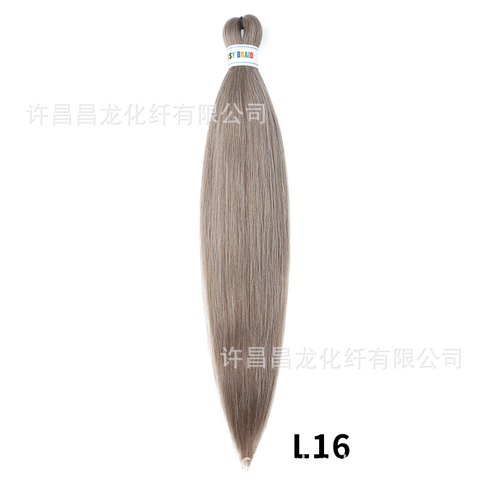 New Color Low Temperature Flame Retardant Fluffy Big Braid Low Temperature Styling Wig Wholesale 26 Inches 90Gez Braid Hair