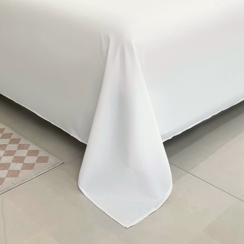 Cross-border solid color sheets to buy student dormitory single sheets Amazon hot items wholesale washed cotton sheets