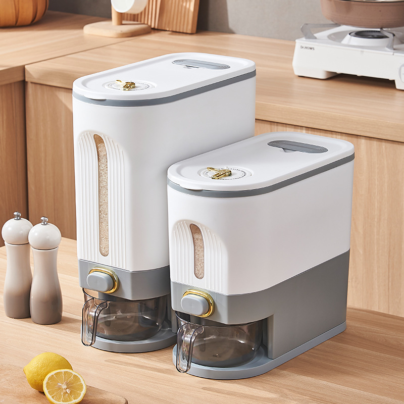 Узкое ведро для риса, герметичное, защищенное от насекомых и влаги, пресс-тип, контейнер для хранения риса.