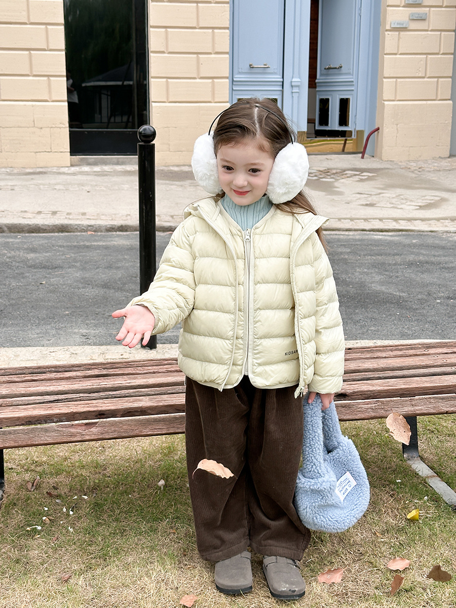 [New National Standard] Children's Lightweight down Jacket 2024 Winter Boys and Girls 90 White Duck down Liner Vest Jacket