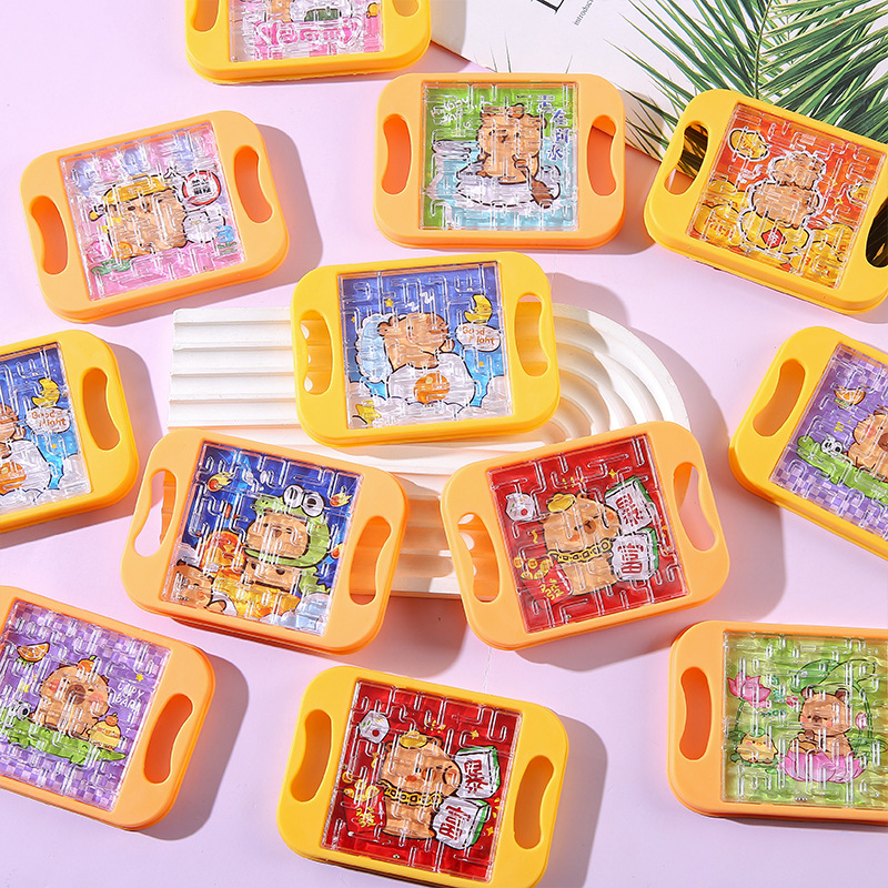Kappi Bala Mini Palm Balance Maze Factory Direct Children's Educational Toys Wholesale Kindergarten Gift Tablet