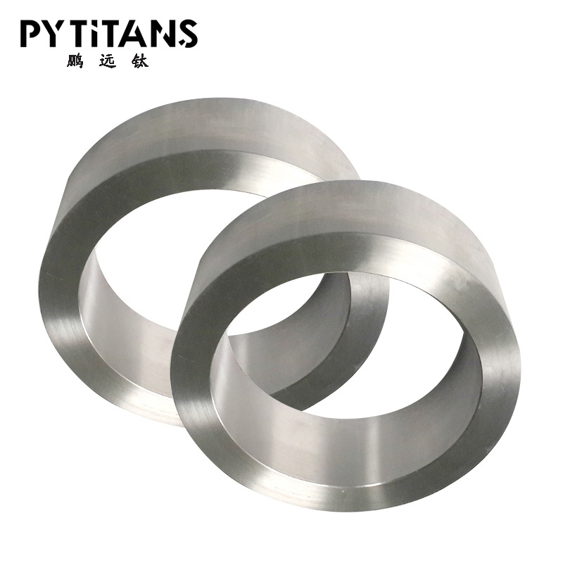 Титановая фланец, титановая ковка, чистый титановый кольцо, большое титановое кольцо, титановая диска, детали механической обработки титана, титановый сплав кольцо, прецизионная обработка