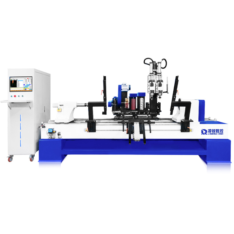 Brand New Heavy-Duty Industrial-Grade Cnc Woodworking Lathe Machine Tool with Automatic Loading and Unloading and High-Performance Servo Motor for Milling and Turning Composite