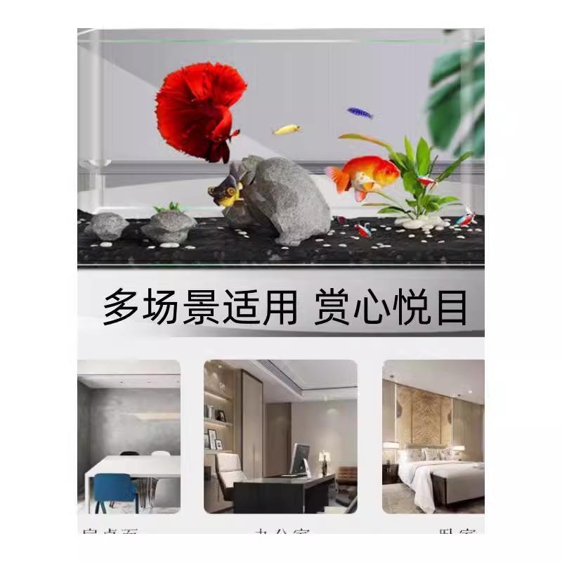 Rectangular Plastic Fish Tank Transparent Imitation Glass Acrylic One-Piece Molding Home Living Room Small 2025 New Bucket