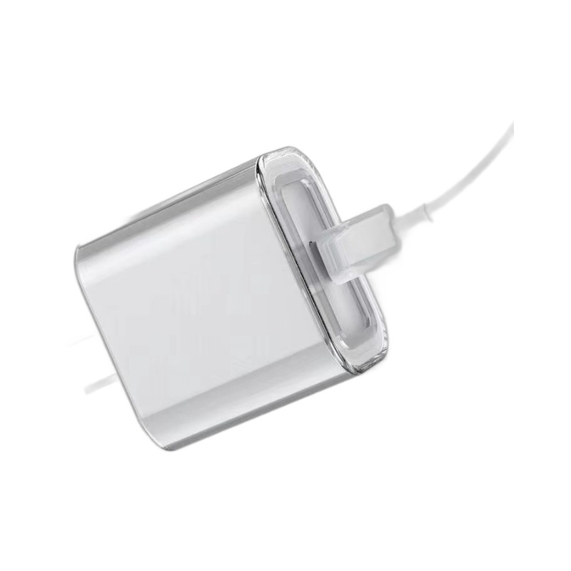 Suitable for iPhone Apple 18W/20W Charging Head Protective Cover Transparent Charger Data Cable Transparent Protective Cover