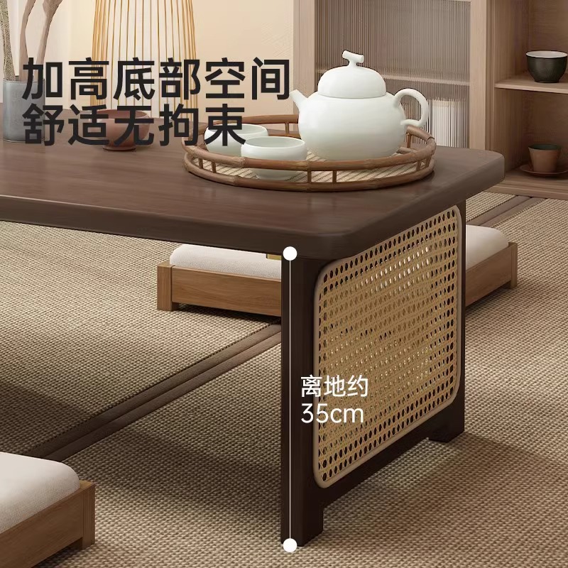 [1637 Collection] Folding Table Nanzhu Bay Window Table Small Tea Table Tatami Windowsill Kang Table Dining Low Table