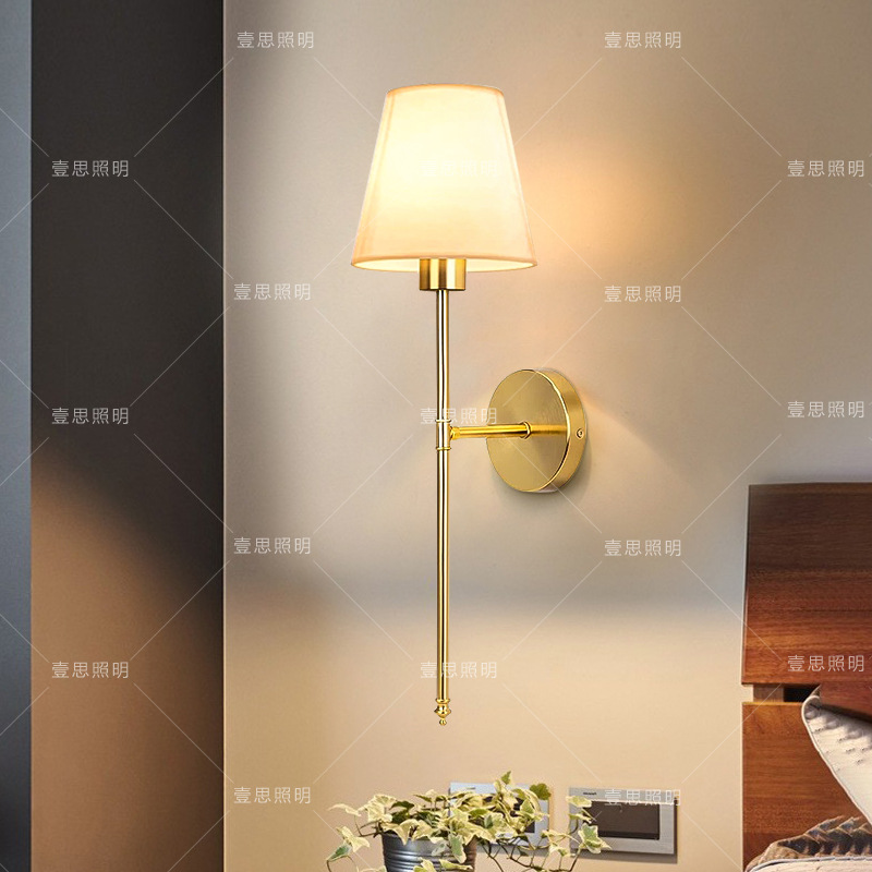 Adhesive Punch-Free Amazon Cross-Border Charging Wall Lamp Without Wiring Rgb Remote Control Dimming Living Room Bedroom Bedside Lamp