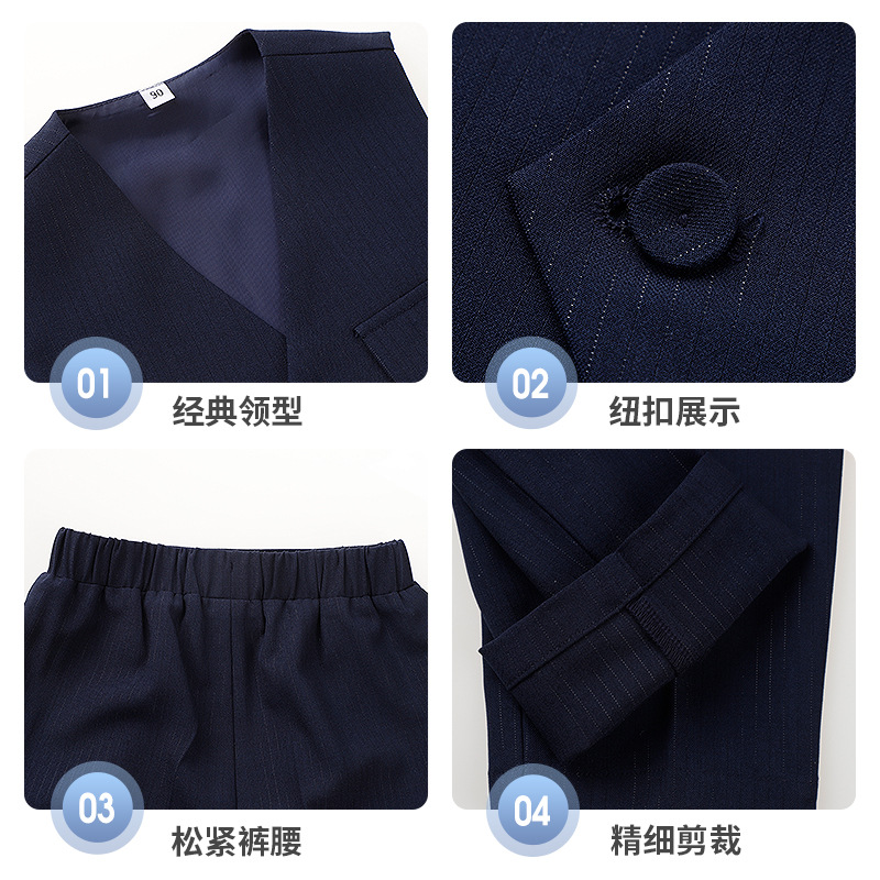 Boys' dress spring and summer new vest suit children's suit British wedding flower girl host catwalk show suit