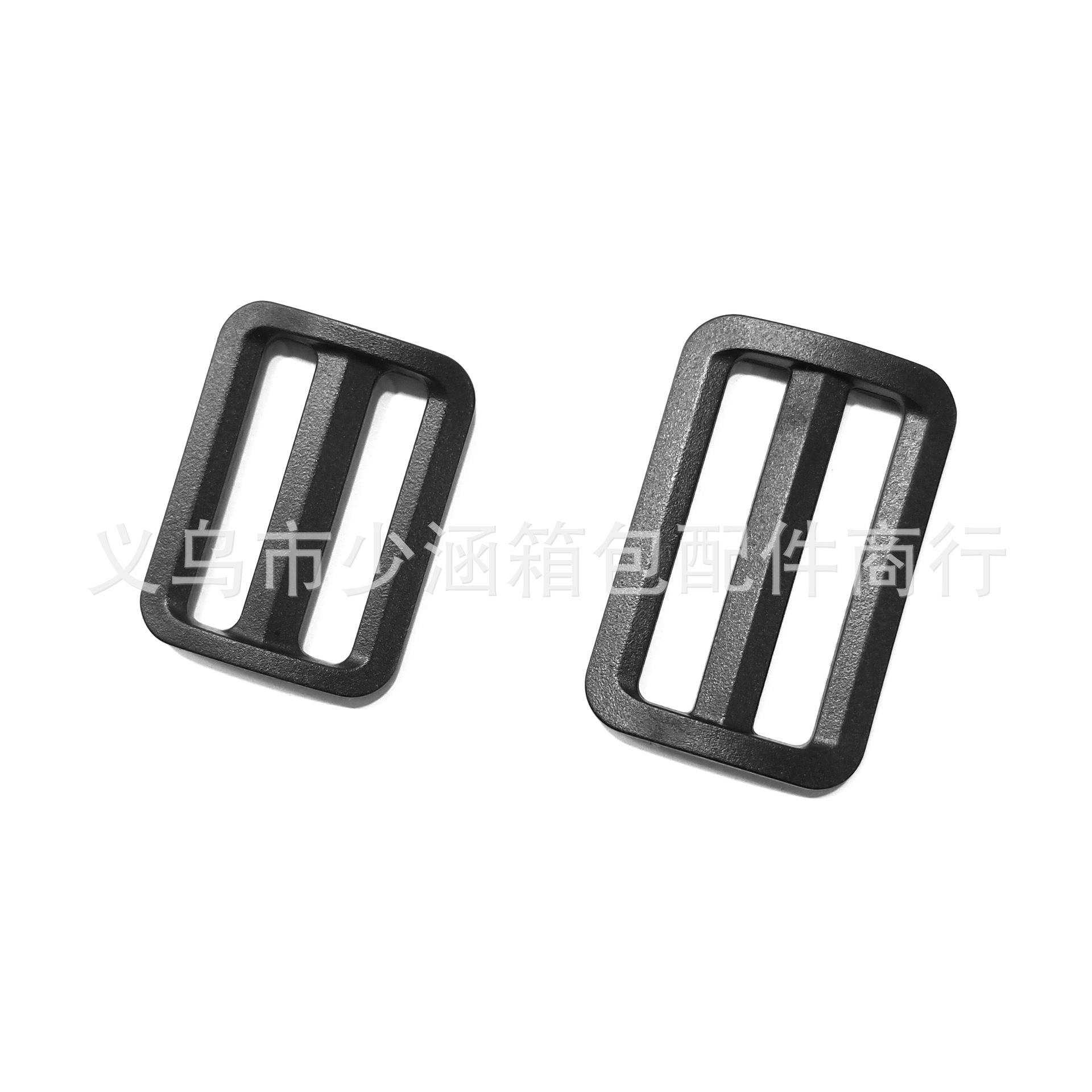 Factory 15~51mm plastic strap tooth three-gear buckle non-striped webbing adjustment buckle bag pendant connection buckle direct supply