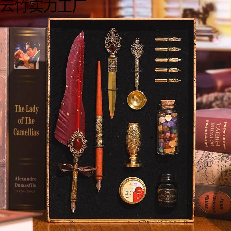 Перо Гарри Поттера, европейская ретро-ручка, набор подарков на день рождения или выпускной