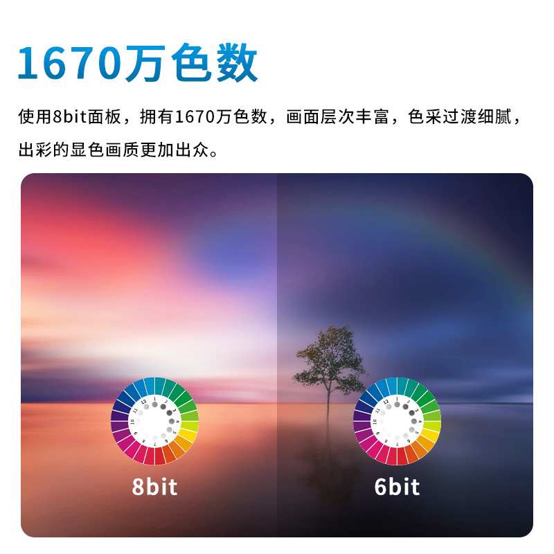 Five rainbow 15.4 inch home office LCD monitor Full HD LCD monitor