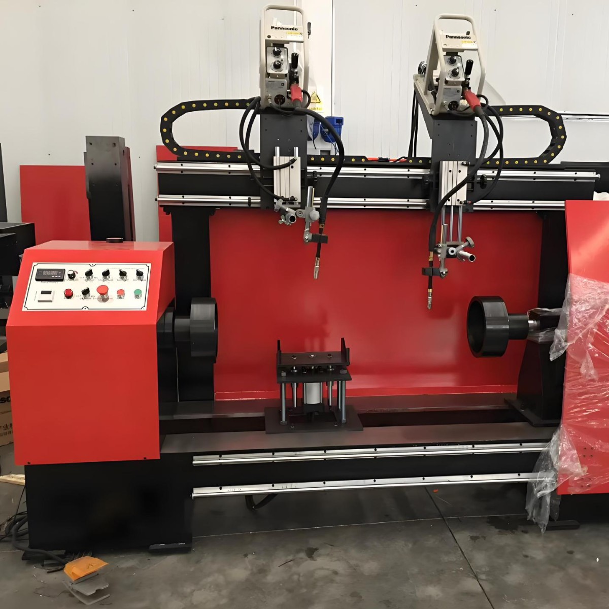 Automatic Ring Seam Welding Machine Stainless Steel Flange Welding Equipment Automatic Cylinder Ring Seam Welding Machine Piston Rod Welding Equipment