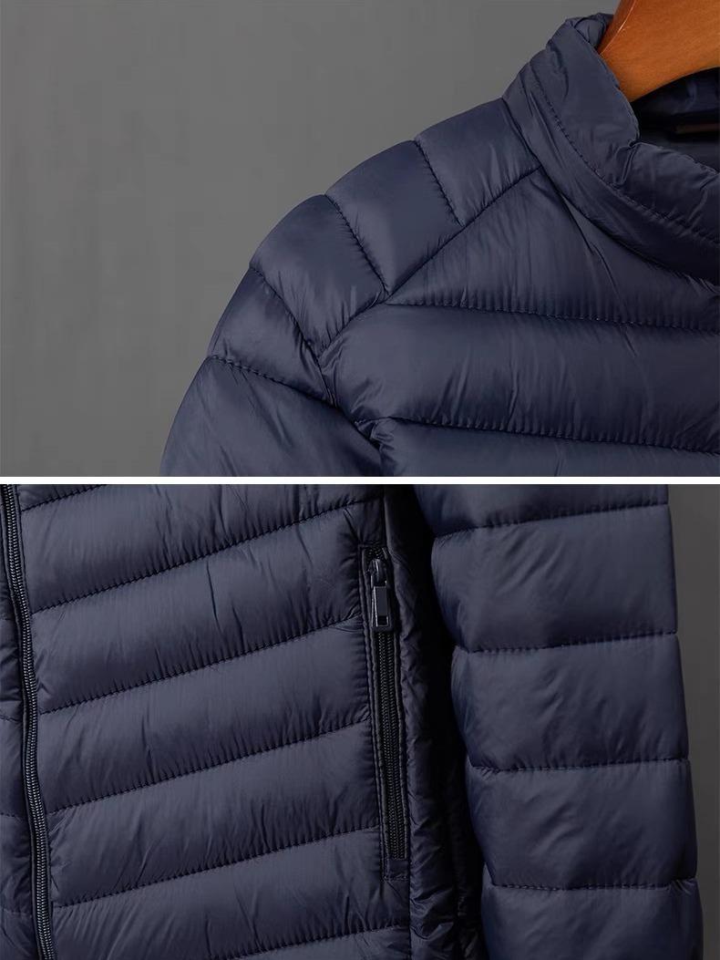 Winter men's new white duck down men's down jacket warm cold-resistant down jacket commuter casual down jacket wholesale